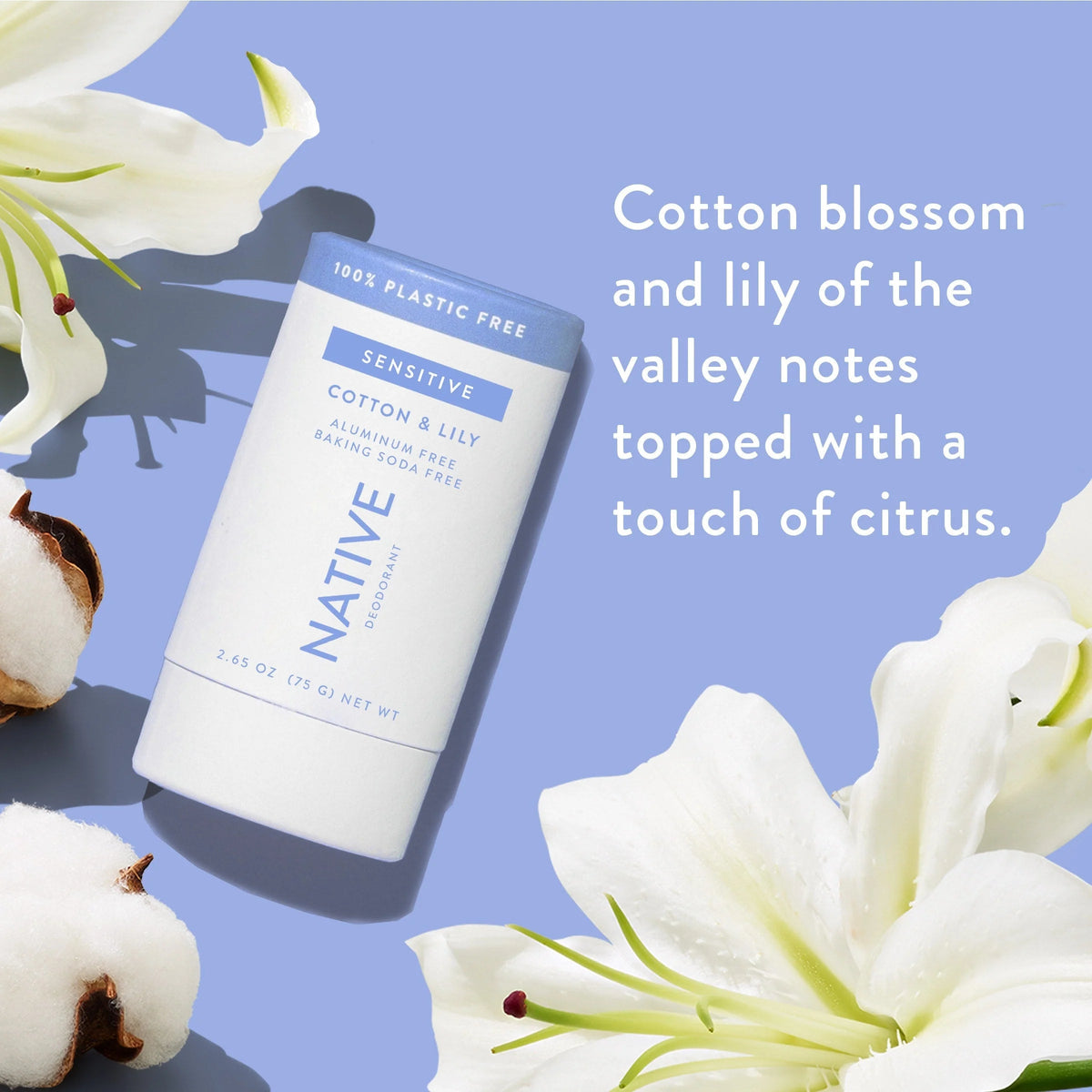 Plastic Free Sensitive Deodorant Stick